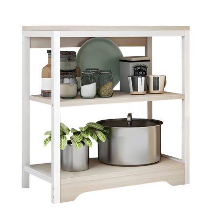 Βρες το Ραφιέρα Κουζίνας ArteLibre OTTER Maple/Λευκό MDF/Μέταλλο 60x30x66cm σε μοναδική τιμή στο clickforshop.gr