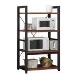 Βρες το Ραφιέρα Κουζίνας ArteLibre WOLVERINE Καφέ Σκούρο/Μαύρο MDF/Μέταλλο 60x36x117cm σε μοναδική τιμή στο clickforshop.gr