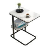 Βρες το Τραπεζάκι Βοηθητικό ArteLibre ALAZANI Λευκό Με Όψη Μαρμάρου MDF/Μέταλλο 50x30x58cm σε μοναδική τιμή στο clickforshop.gr