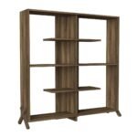 Βρες το Βιβλιοθήκη ArteLibre Kos Σκούρο Καφέ 112x22x115cm σε μοναδική τιμή στο clickforshop.gr