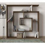 Βιβλιοθήκη ArteLibre Ithaki Σκούρο Καφέ 125x22x130cm - Image 2