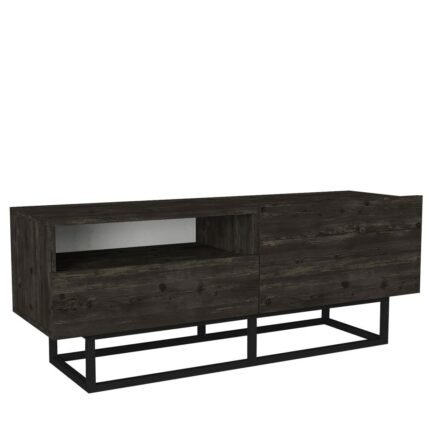 Βρες το Έπιπλο Τηλεόρασης ArteLibre IOS Wenge Μοριοσανίδα/Μελαμίνη/Mέταλλο 120x37x46cm σε μοναδική τιμή στο clickforshop.gr