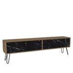 Βρες το Έπιπλο Τηλεόρασης ArteLibre DRIMA Φυσικό/Μαύρο Μοριοσανίδα/Μελαμίνη 160x30x45cm σε μοναδική τιμή στο clickforshop.gr