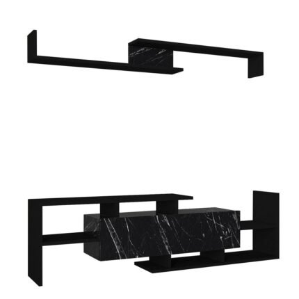 Βρες το Σύνθετο Τηλεόρασης ArteLibre DREAM Μαύρο Μοριοσανίδα/Μελαμίνη 154x25x170cm σε μοναδική τιμή στο clickforshop.gr