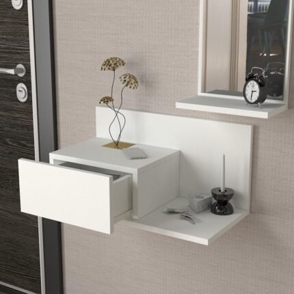 Βρες το Έπιπλο Εισόδου ArteLibre RODOS Λευκό Μοριοσανίδα/Μελαμίνη 60x30x100cm σε μοναδική τιμή στο clickforshop.gr