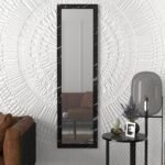 Καθρέπτης Τοίχου ArteLibre BHAVITH Μαύρο Μοριοσανίδα/Γυαλί 160x45cm - Image 2