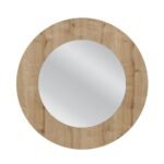 Βρες το Καθρέπτης Τοίχου ArteLibre AASI Φυσικό Μοριοσανίδα/Γυαλί 90x90cm σε μοναδική τιμή στο clickforshop.gr