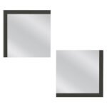 Βρες το Καθρέπτης Τοίχου ArteLibre AHSA Ανθρακί Μοριοσανίδα/Γυαλί 60x60cm Σετ 2Τμχ σε μοναδική τιμή στο clickforshop.gr