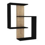Βρες το Ράφι Τοίχου ArteLibre AYANNA Φυσικό/Μαύρο Μοριοσανίδα/Μελαμίνη 72x22x90cm σε μοναδική τιμή στο clickforshop.gr
