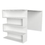 Γραφείο ArteLibre CLEORA Λευκό Μοριοσανίδα/Μελαμίνη 120x60x74cm - Image 2