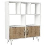 Βρες το Βιβλιοθήκη ArteLibre SYMI Λευκό/Φυσικό Μοριοσανίδα/Μελαμίνη 90x22x105cm σε μοναδική τιμή στο clickforshop.gr