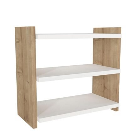 Βρες το Ράφι Επιτραπέζιο ArteLibre ABELL Λευκό/Φυσικό Μοριοσανίδα/Μελαμίνη 44x17x40cm σε μοναδική τιμή στο clickforshop.gr