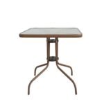 Βρες το Τραπέζι Μεταλλικό ArteLibre MARS Καφέ 60x60x70cm σε μοναδική τιμή στο clickforshop.gr