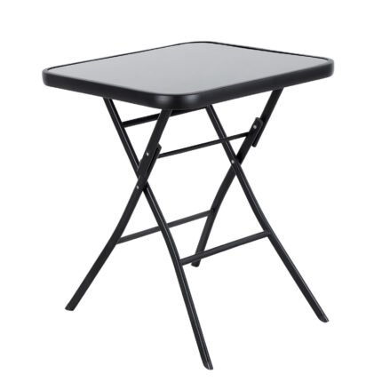 Βρες το Τραπέζι Μεταλλικό ArteLibre Πτυσσόμενο TAURUS Μαύρο 60x60x70cm σε μοναδική τιμή στο clickforshop.gr