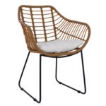 Βρες το Πολυθρόνα Κήπου ArteLibre ABURIUS Φυσικό/Μαύρο Rattan/Μέταλλο 63x60x83.5cm σε μοναδική τιμή στο agoraepiplou.gr