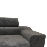 Καναπές Κρεβάτι Γωνιακός ArteLibre CASABLANCA Σκούρο Γκρι 280x203x78-93cm - Image 2
