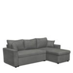 Βρες το Καναπές Γωνιακός ArteLibre Αναστρέψιμος ULUA Γκρι 225x148x81cm σε μοναδική τιμή στο agoraepiplou.gr