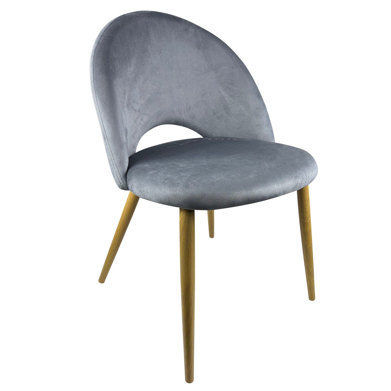 Καρέκλα Τραπεζαρίας ArteLibre WOODSIDE Γκρι/Φυσικό Βελούδο/Μέταλλο 58x50x80cm Βρες το Καρέκλα Τραπεζαρίας ArteLibre WOODSIDE Γκρι/Φυσικό Βελούδο/Μέταλλο 58x50x80cm σε μοναδική τιμή στο clickforshop.gr