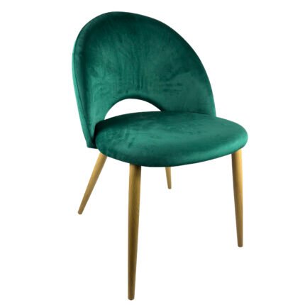 Βρες το Καρέκλα Τραπεζαρίας ArteLibre WOODSIDE Κυπαρισσί/Φυσικό Βελούδο/Μέταλλο 58x50x80cm σε μοναδική τιμή στο clickforshop.gr