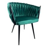 Βρες το Καρέκλα Τραπεζαρίας ArteLibre JENNINGS Κυπαρισσί/Μαύρο Βελούδο/Μέταλλο 55x60x80cm σε μοναδική τιμή στο clickforshop.gr