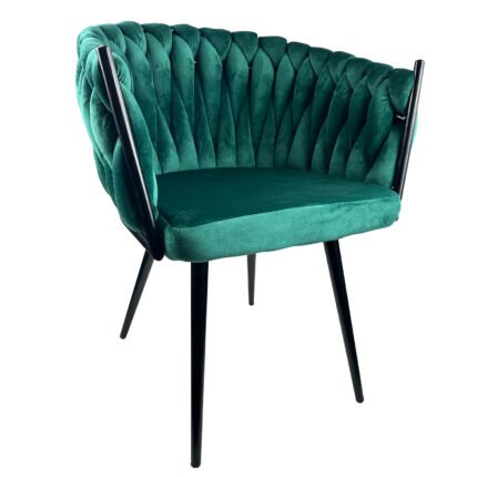 Βρες το Καρέκλα Τραπεζαρίας ArteLibre JENNINGS Κυπαρισσί/Μαύρο Βελούδο/Μέταλλο 55x60x80cm σε μοναδική τιμή στο clickforshop.gr