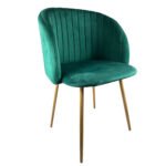 Βρες το Καρέκλα Τραπεζαρίας ArteLibre KINGFISHER Κυπαρισσί/Φυσικό Βελούδο/Μέταλλο 54x55x83cm σε μοναδική τιμή στο clickforshop.gr