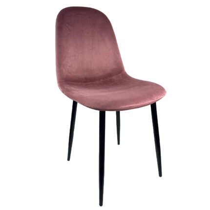 Βρες το Καρέκλα Τραπεζαρίας ArteLibre TOUKAN Σάπιο Μήλο/Μαύρο Βελούδο/Μέταλλο 53x44x86cm σε μοναδική τιμή στο clickforshop.gr