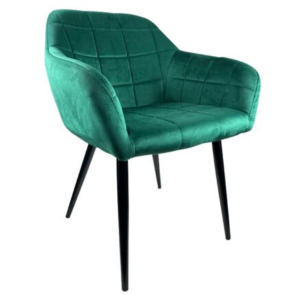 Βρες το Καρέκλα Τραπεζαρίας ArteLibre GRAHAM Κυπαρισσί/Μαύρο Βελούδο/Μέταλλο 57x43x82cm σε μοναδική τιμή στο clickforshop.gr