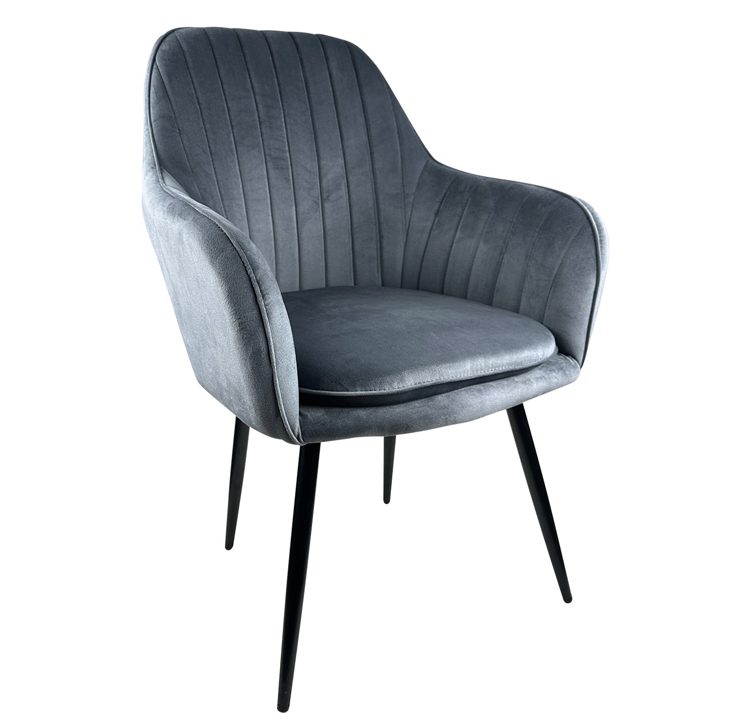 Καρέκλα Τραπεζαρίας ArteLibre MYRTLE Γκρι/Μαύρο Βελούδο/Μέταλλο 57x43x82cm Βρες το Καρέκλα Τραπεζαρίας ArteLibre MYRTLE Γκρι/Μαύρο Βελούδο/Μέταλλο 57x43x82cm σε μοναδική τιμή στο clickforshop.gr