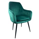 Βρες το Καρέκλα Τραπεζαρίας ArteLibre MYRTLE Κυπαρισσί/Μαύρο Βελούδο/Μέταλλο 57x43x82cm σε μοναδική τιμή στο clickforshop.gr