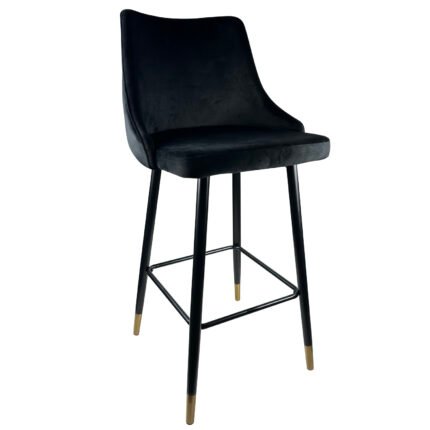 Βρες το Σκαμπό Bar ArteLibre MANHATTAN Μαύρο Βελούδο/Μέταλλο 51x57x110cm σε μοναδική τιμή στο clickforshop.gr