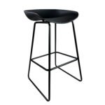 Βρες το Σκαμπό Bar ArteLibre VICTORY Μαύρο PP/Μέταλλο 43x42x85cm σε μοναδική τιμή στο clickforshop.gr