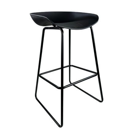 Βρες το Σκαμπό Bar ArteLibre VICTORY Μαύρο PP/Μέταλλο 43x42x85cm σε μοναδική τιμή στο clickforshop.gr