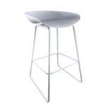 Βρες το Σκαμπό Bar ArteLibre VICTORY Λευκό PP/Μέταλλο 43x42x85cm σε μοναδική τιμή στο clickforshop.gr