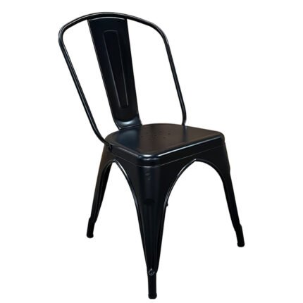 Βρες το Καρέκλα ArteLibre Βιομηχανικού Τύπου Vintage TOLIKO Μαύρο Ματ Μέταλλο 44x49x84cm σε μοναδική τιμή στο clickforshop.gr