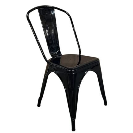Βρες το Καρέκλα ArteLibre Βιομηχανικού Τύπου Vintage TOLIKO Μαύρο Μέταλλο 44x49x84cm σε μοναδική τιμή στο clickforshop.gr
