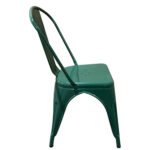 Καρέκλα ArteLibre Βιομηχανικού Τύπου Vintage TOLIKO Πράσινο Μέταλλο 44x49x84cm - Image 2