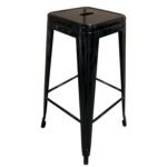 Βρες το Σκαμπό Bar ArteLibre Βιομηχανικού Τύπου Vintage SILANO Μαύρο Μέταλλο 42x42x76cm σε μοναδική τιμή στο clickforshop.gr