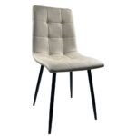 Βρες το Καρέκλα Τραπεζαρίας ArteLibre YUCATAN Μπεζ/Μαύρο PU/Μέταλλο 44x55x86cm σε μοναδική τιμή στο clickforshop.gr