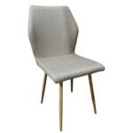 Βρες το Καρέκλα Τραπεζαρίας ArteLibre LAGOA Ανοιχτό Καφέ/Φυσικό Ύφασμα/Μέταλλο 46x57x86cm σε μοναδική τιμή στο clickforshop.gr