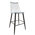 Βρες το Σκαμπό Bar ArteLibre MARANTA Λευκό/Καρυδί PP/Μέταλλο 45x46x97cm σε μοναδική τιμή στο clickforshop.gr