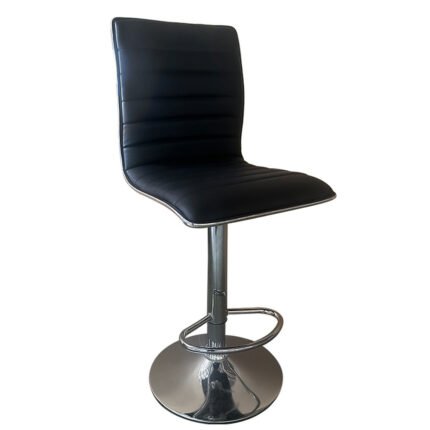 Βρες το Σκαμπό Bar ArteLibre ENCANTA Μαύρο/Χρώμιο PU/Μέταλλο 41x50x59/94-80/115cm σε μοναδική τιμή στο clickforshop.gr