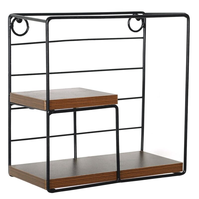 Βρες το Ράφι Τοίχου ArteLibre SORRENO Μαύρο/Καφέ MDF/Μέταλλο 22x11x22cm σε μοναδική τιμή στο agoraepiplou.gr