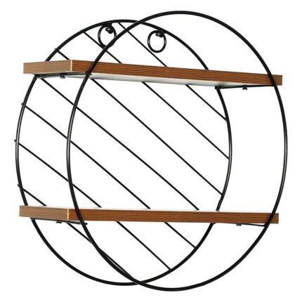 Βρες το Ράφι Τοίχου ArteLibre SARNO Μαύρο/Καφέ MDF/Μέταλλο Φ30x11cm σε μοναδική τιμή στο clickforshop.gr