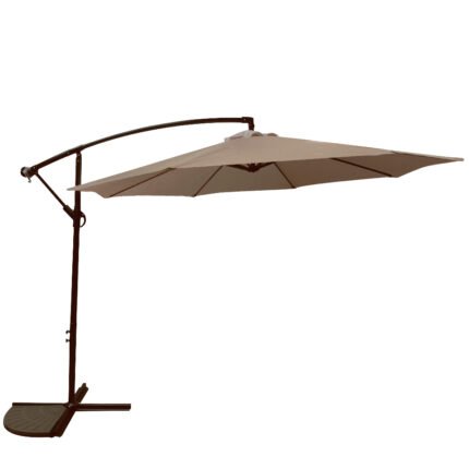 Βρες το Ομπρέλα Κήπου ArteLibre Κρεμαστή KWALE Καφέ/Σκούρο Καφέ Μέταλλο/Ύφασμα Φ3x2.45m σε μοναδική τιμή στο clickforshop.gr