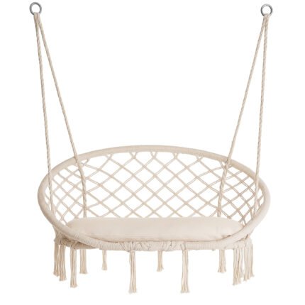 Βρες το Κούνια ArteLibre Με Μαξιλάρι CORSICA Λευκό Polycotton/Μέταλλο 67x44cm σε μοναδική τιμή στο clickforshop.gr