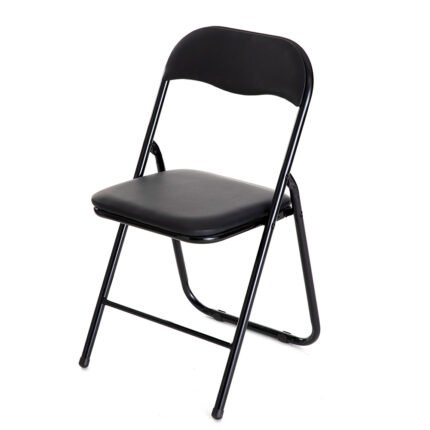 Βρες το Καρέκλα Πτυσσόμενη ArteLibre PRASLIN Μαύρο Μέταλλο/PVC 41x44x79cm σε μοναδική τιμή στο clickforshop.gr