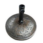 Βάση Ομπρέλας ArteLibre SOCOTRA 15kg Μαύρο Τσιμέντο/Πλαστικό 48x8cm - Image 2