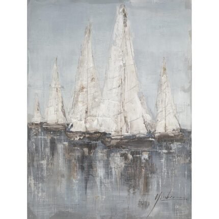 Βρες το Πίνακας ArteLibre "Ιστιοφόρα" Καμβάς 80x80cm σε μοναδική τιμή στο clickforshop.gr