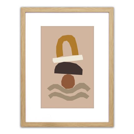 Βρες το Πίνακας Σε Κορνίζα ArteLibre Πλαστικό 'Abstract' 35x45x1.8cm σε μοναδική τιμή στο clickforshop.gr